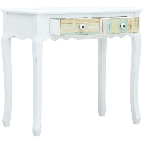 Konzolni stol bijeli 80 x 40 x 74 cm drveni slika 42