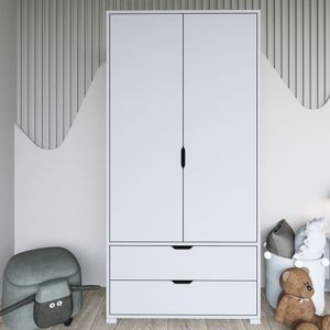 Bijela Garderoba 90 cm 1600-016