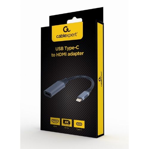 Gembird A-USB3C-HDMI-01 VIDEO Adapter 4K USB-C to HDMI, M/F, Cable, Space Grey slika 2