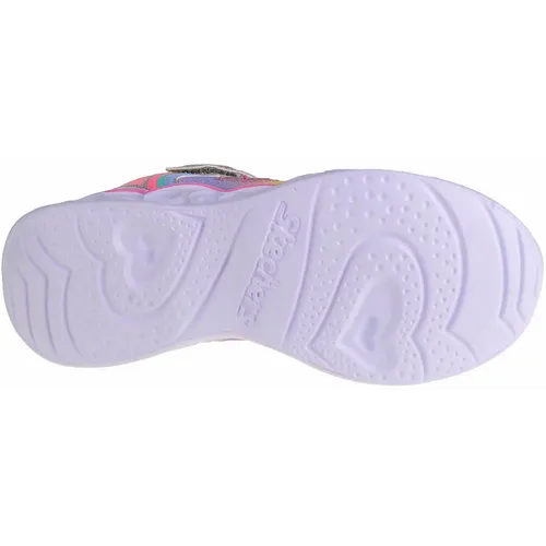 Skechers heart lights-rainbow lux dječje tenisice sa svjetlima 302308L-SMLT slika 10