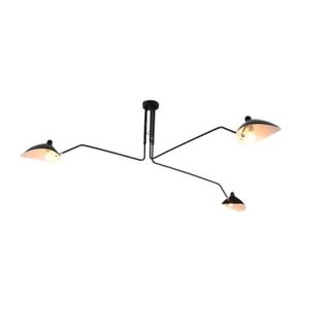 TOOLIGHT Stropna svjetiljka crna 3 ruke APP569-3C slika 3