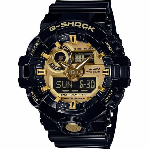 Muški sat Casio G-Shock GA-710 Ø 49 mm - Crna/Zlato slika 1