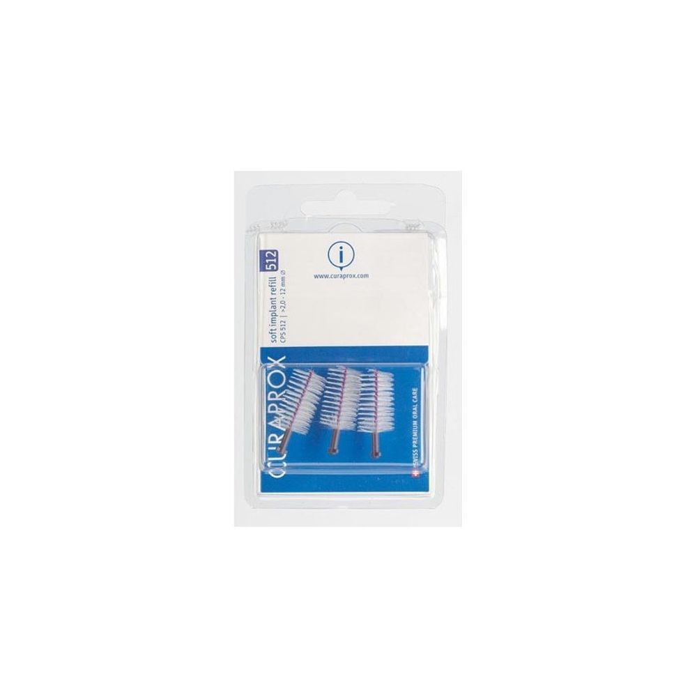 Curaprox Interdentalna četkica CPS 512 Soft Implant, 3kom slika 2