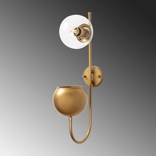 Pot - 11480 Shiny Gold Wall Lamp slika 3