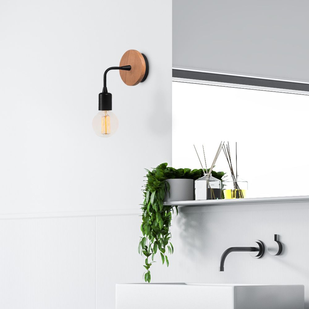 Zidna lampa Dartini - MR - 735 u crnoj boji slika 2