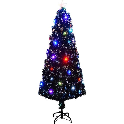 Umjetno božićno drvce sa stalkom LED 240 cm optička vlakna slika 20