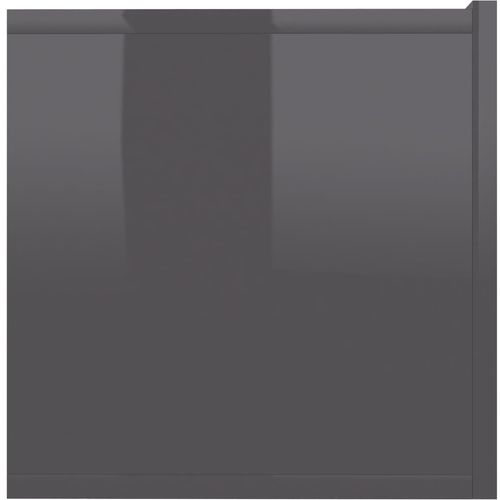 TV ormarić visoki sjaj sivi 80 x 30 x 30 cm od iverice slika 32