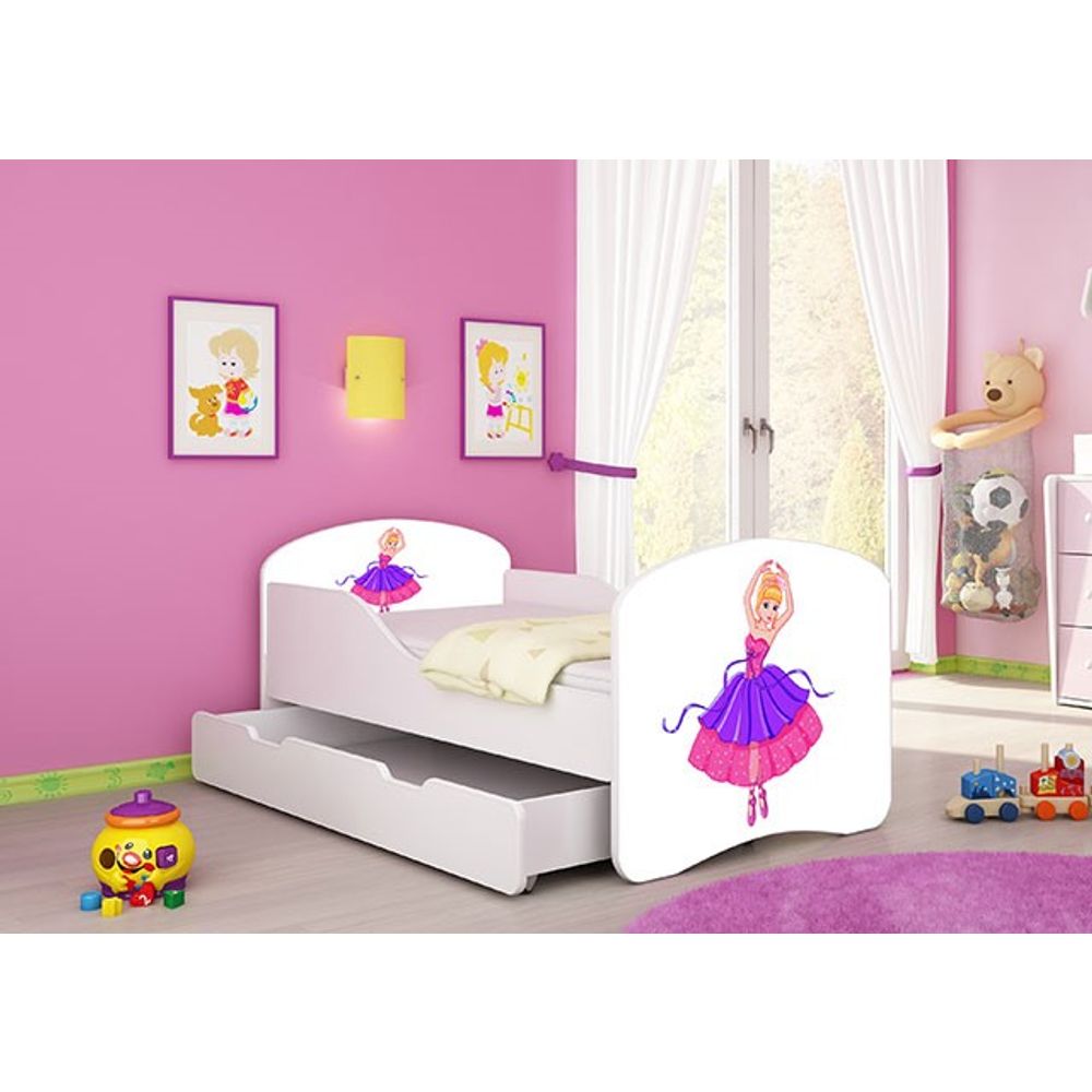 ACMA Dječiji krevet Acma I sa ladicom - 140x70cm - Dezen 41 slika 1