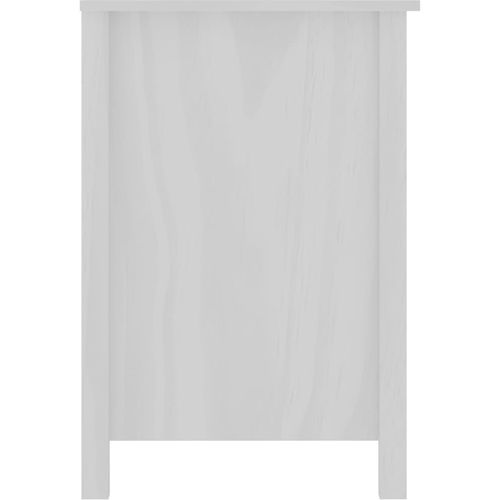 Radni stol Hill bijeli 150 x 50 x 74 cm od masivne borovine slika 4