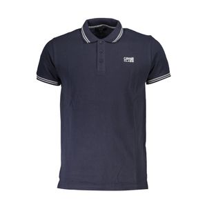 CAVALLI CLASS POLO SHORT SLEEVE MAN BLUE