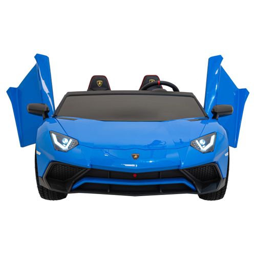 Licencirani auto na akumulator Lamborghini Aventador SV STRONG - dvosjed - plavi slika 2