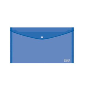 TipTop Office Mapa Koverta DL, 235x115mm, Transparent Plava