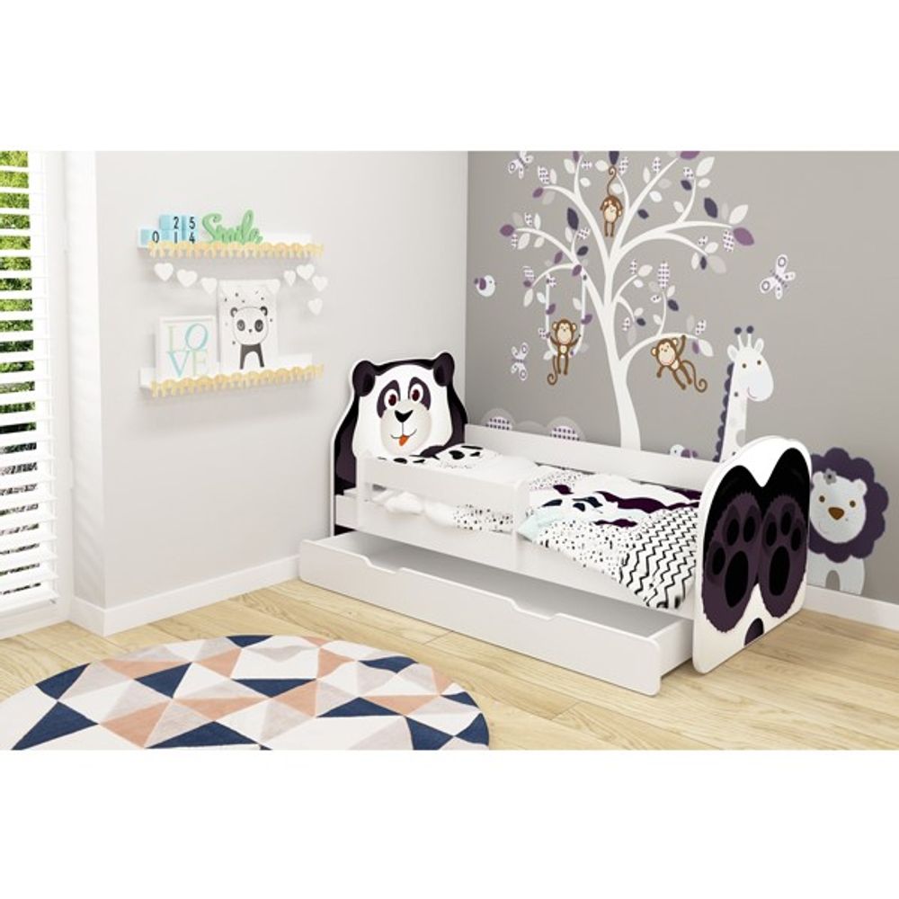 ACMA Dječiji krevet sa ladicom Acma VII Animals - 140x70cm - Dezen 06 slika 2