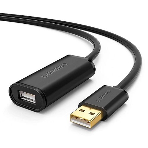 Ugreen US121 Kabl USB A - USB A M/F produžni sa pojačivačem 10m  slika 1