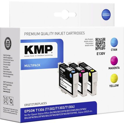 KMP tinta zamijenjen Epson T1302, T1303, T1304 kompatibilan kombinirano pakiranje cijan, purpurno crven, žut E130V 1618,4050 slika 1
