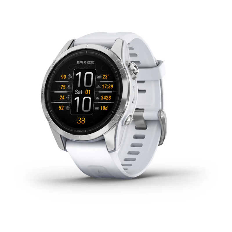 GARMIN Garmin epix Pro (Gen 2), Standard Edition, 42 mm, srebrni s remenom boje bijelog kamena image