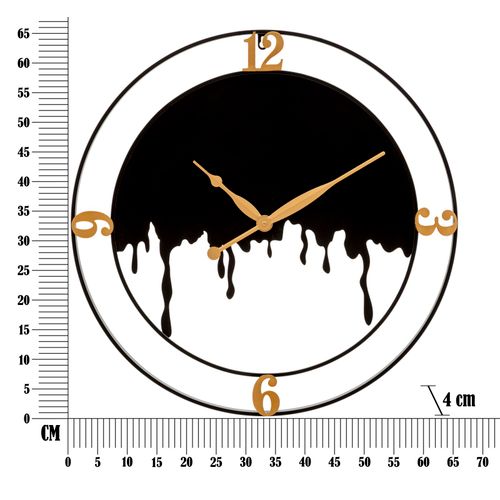Mauro Ferretti Zidni sat splash cm ø 66x4 slika 6