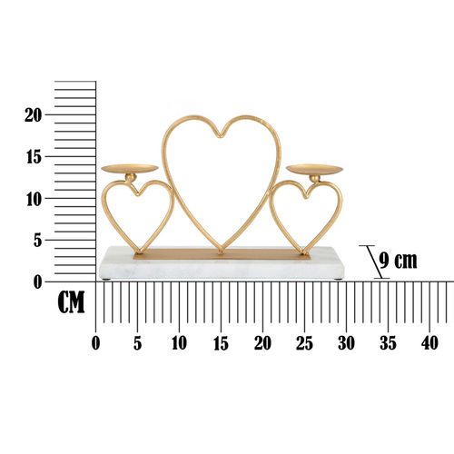 Mauro Ferretti Svijećnjak srca cm 30x9x20 slika 7