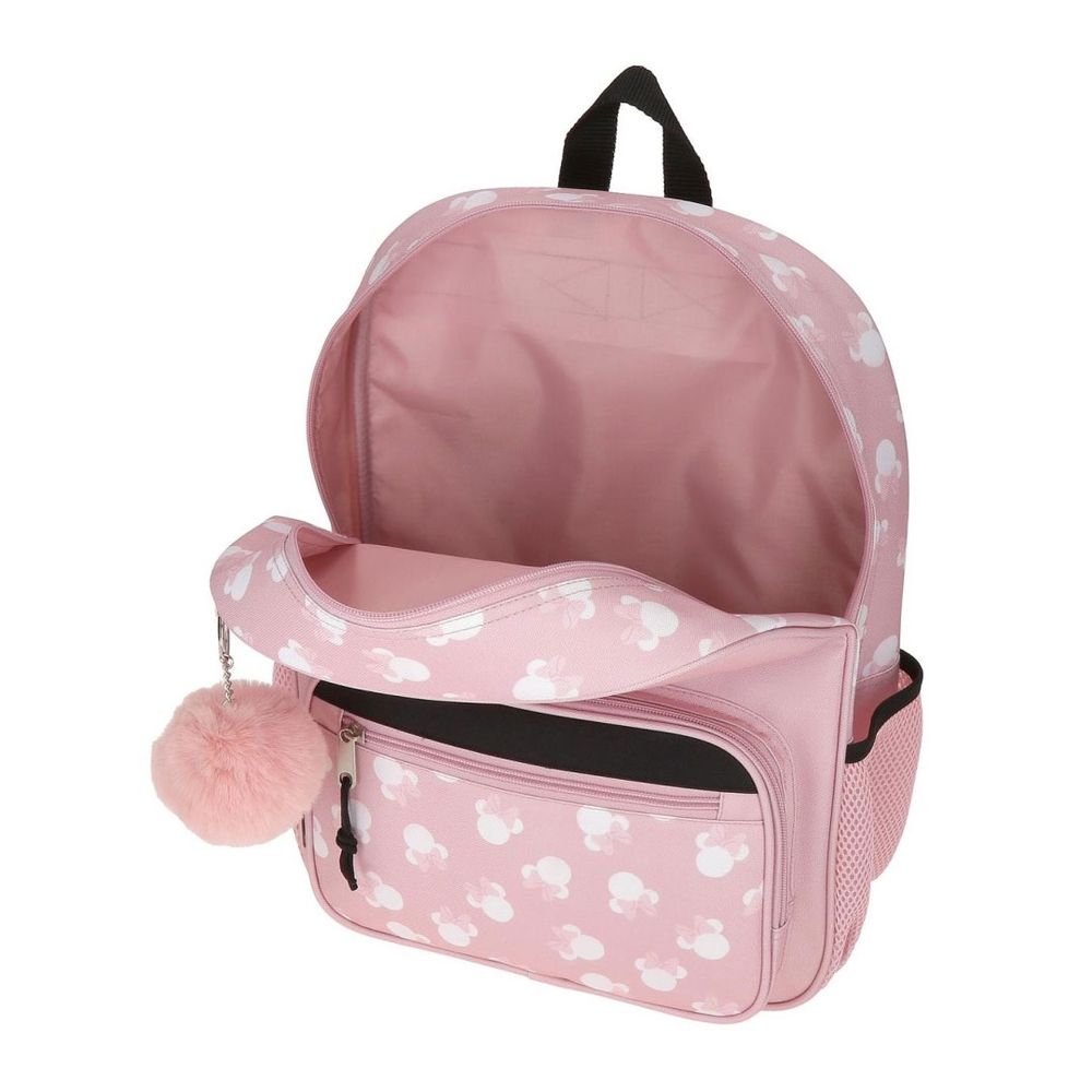Disney Ranac 38 cm, Minnie Heads 31426T1 sa točkićima, roze slika 4