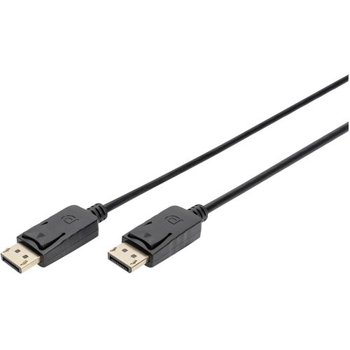 Digitus DisplayPort priključni kabel DisplayPort utikač, DisplayPort utikač 3.00 m crna AK-340103-030-S  DisplayPort kabel slika 3