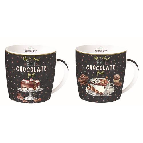 Easy Life HOT CHOCOLATE set od 2 šalice u poklon kutiji slika 1