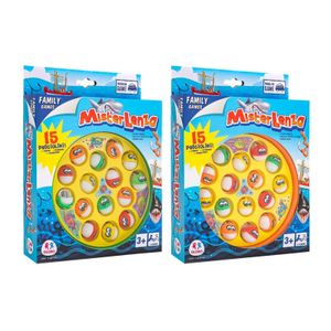 GLOBO Family Games Igra ribolova Mister Lenza, 15 Ribica