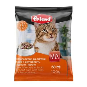 Friend Mix suha hrana za mačke Govedina Piletina 100g