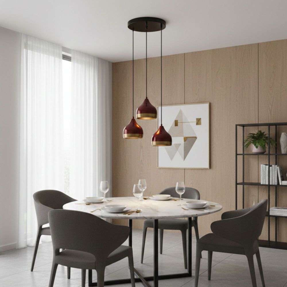 Luster Yıldo M-6871-C - boja: grimizna slika 3