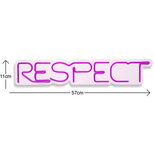 Wallity Ukrasna plastična LED rasvjeta, Respect - Pink slika 12