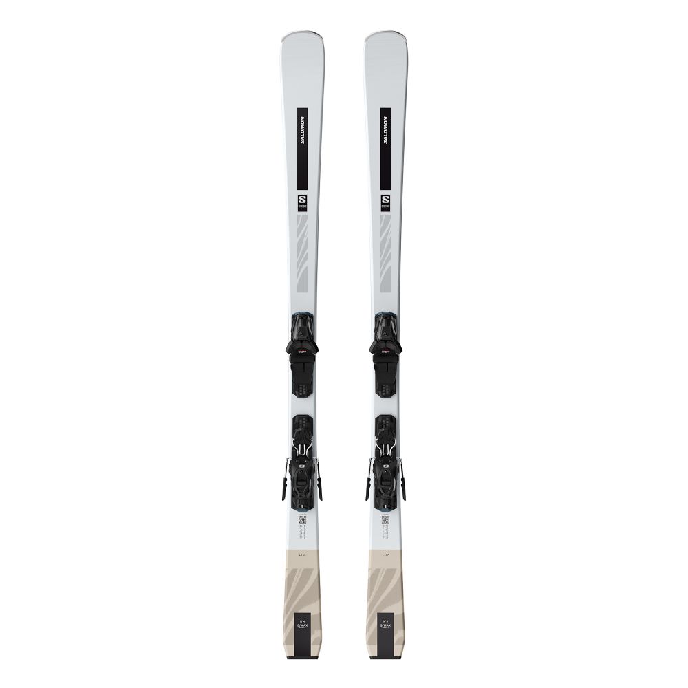 Salomon Skije sa vezovima E S/MAX No4 White/Light Bronze Metallic + M10 GW L8 White slika 1