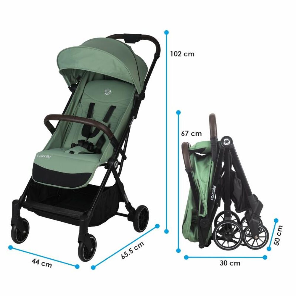 Coccolle® Sportska kolica Melia, Mistletoe Green slika 8