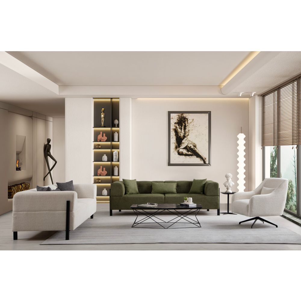 Gio 3-Sjedalna Sofa - Zelena slika 3