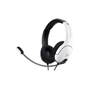 PDP NINTENDO SWITCH WIRED HEADSET LVL40 BLACK / WHITE