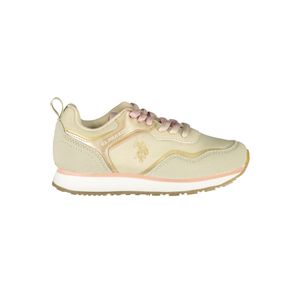 US POLO ASSN. BEIGE CHILDREN'S SPORTS SHOES