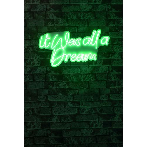 Wallity Ukrasna plastična LED rasvjeta, It was all a Dream - Green slika 2