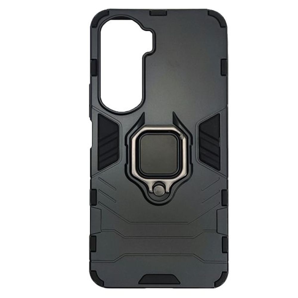 MM TPU SAM GALAXY S25 Edge ANTI-SHOCK WITH RING IIl crna slika 1