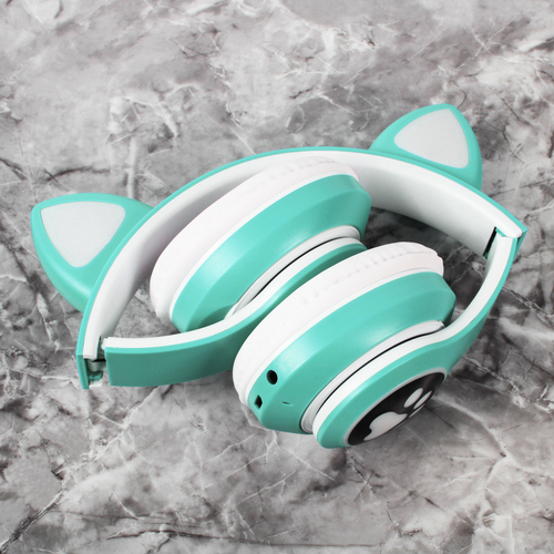 Bluetooth slusalice Cat Ear JST-28 mint slika 2