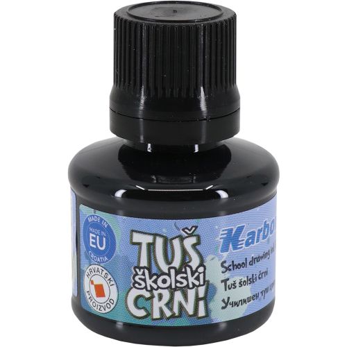 Tuš školski 20ml. crni KARBON slika 1