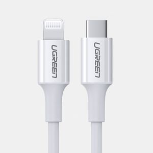 Kabel UGREEN, Lightning na Type-C 2.0 (M), bijeli, 1m