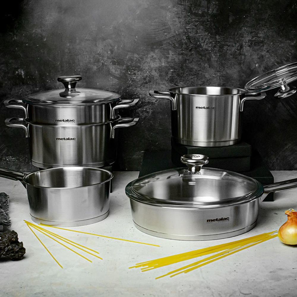 Metalac šerpa plitka inox Konix santino 16/1.3l slika 3