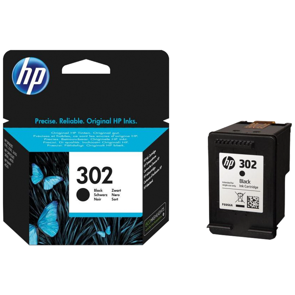 HP Tinta 302 (F6U66AE) ,crna slika 1