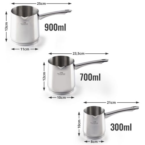 Džezva Rosmarino Pour&amp;Cook II - 900 ml silver 11x13 900ml cm slika 4