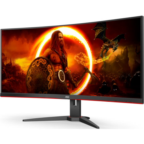 AOC CQ32G2SE/BK Monitor 31.5"/VA,zakrivljen/2560x1440/165Hz/1ms MPRT/HDMIx2,DP/freesync/zvučnici slika 3