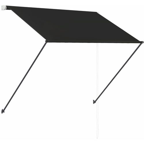 Tenda na uvlačenje s LED svjetlima 150 x 150 cm antracit slika 12