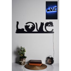 Wallity Cat Love - Blue Blue Decorative Led Lighting