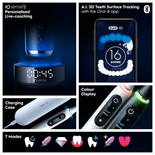 Oral-B električna četkica iO10 COSMIC BLACK slika 15