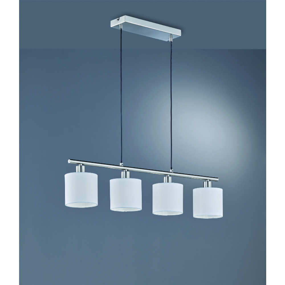 Trio Lighting luster Tommy 4 – 75 cm, bijelo-mat, 4× E14, 230 V slika 3