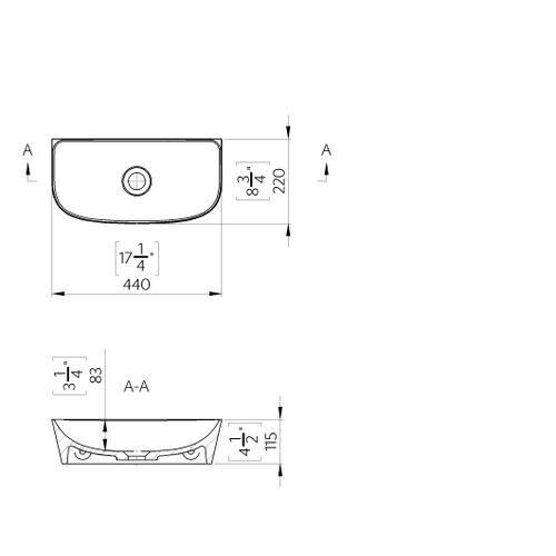 Umivaonik WB0513-44 slika 2