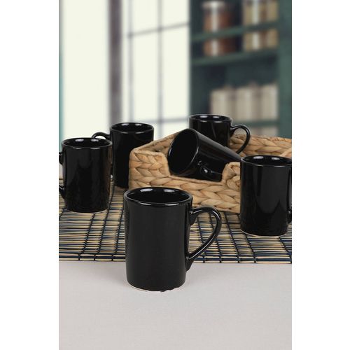 Hermia Concept Set šalice (6 komada), Black Zen Mug 8 Cm 6 Pieces slika 1