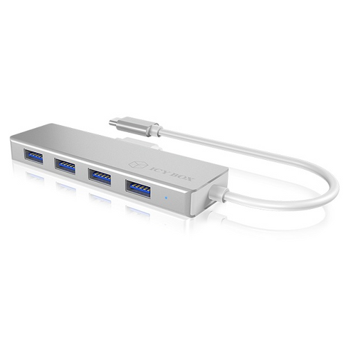 ICY BOX USB-C Hub IB-HUB1425-C3, 4-port, 4x USB 3.0 Type-A slika 1